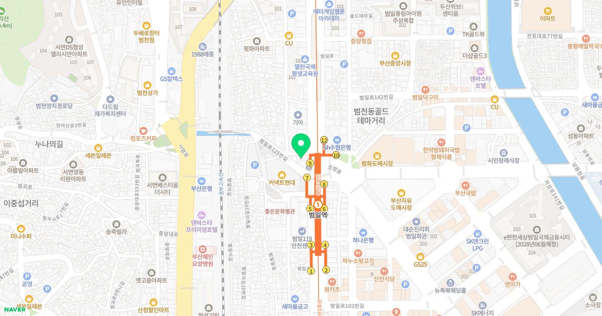 본디올욱당한의원 위치