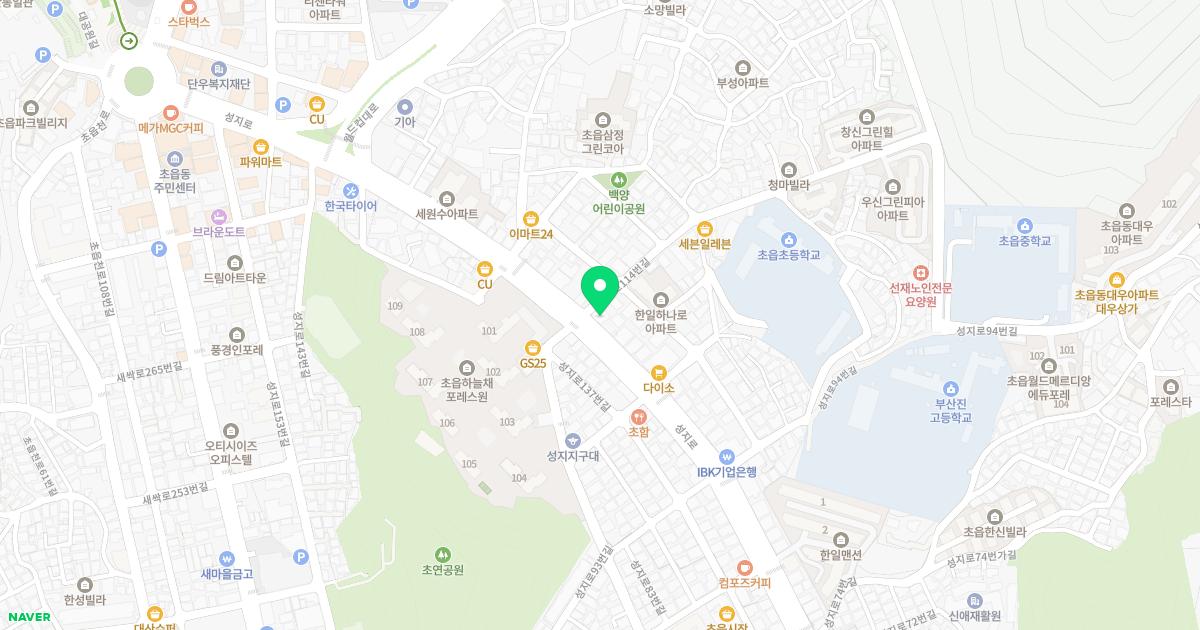 푸른솔한의원 위치