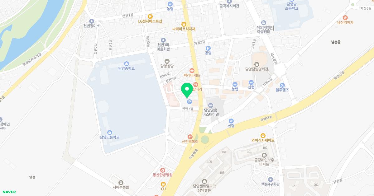실로암한의원 위치