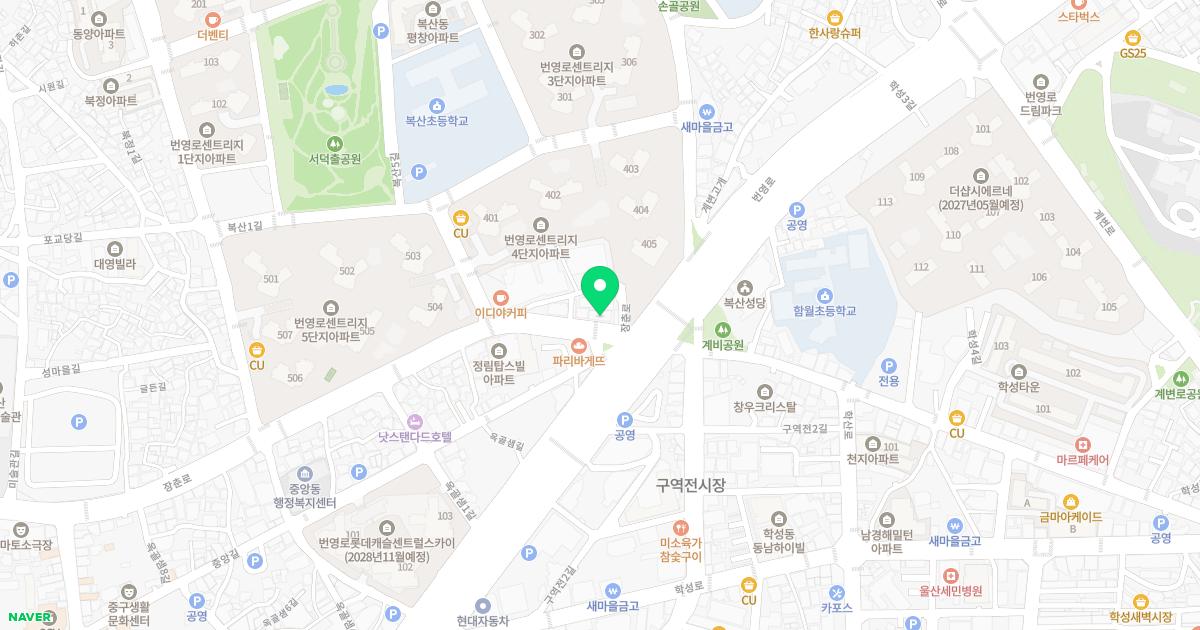 대동 바른 한의원 위치