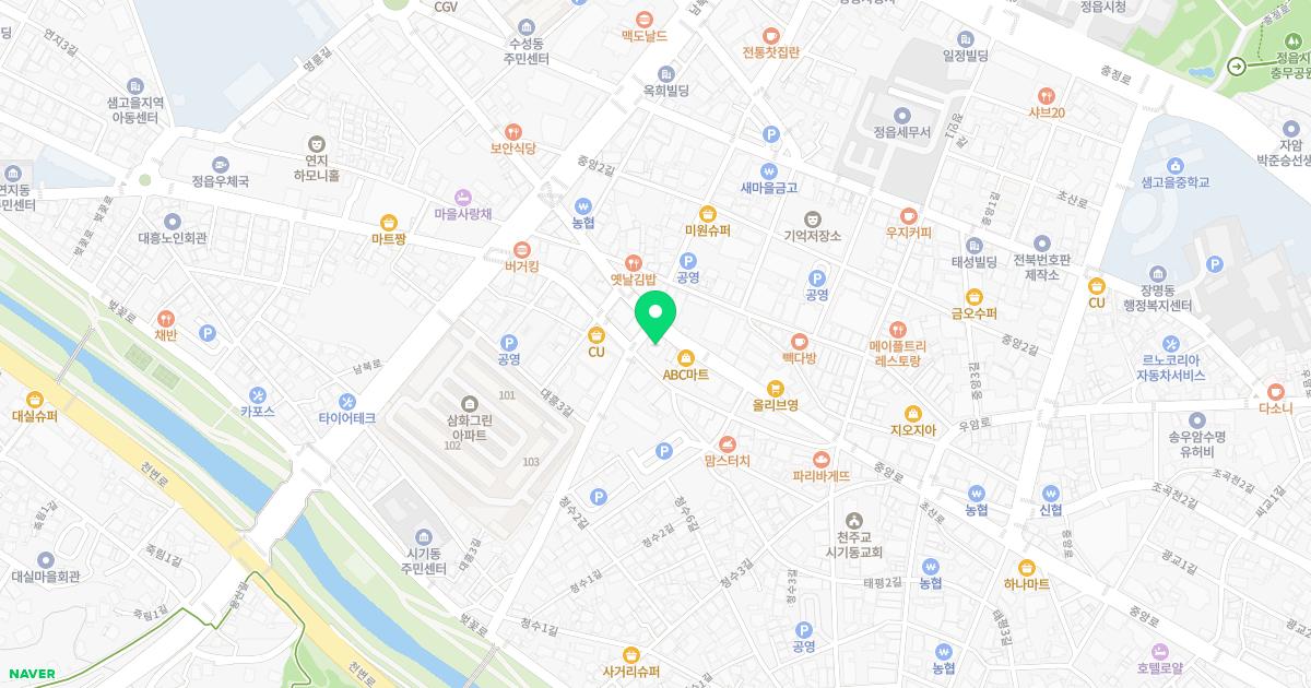 올바른한의원 위치