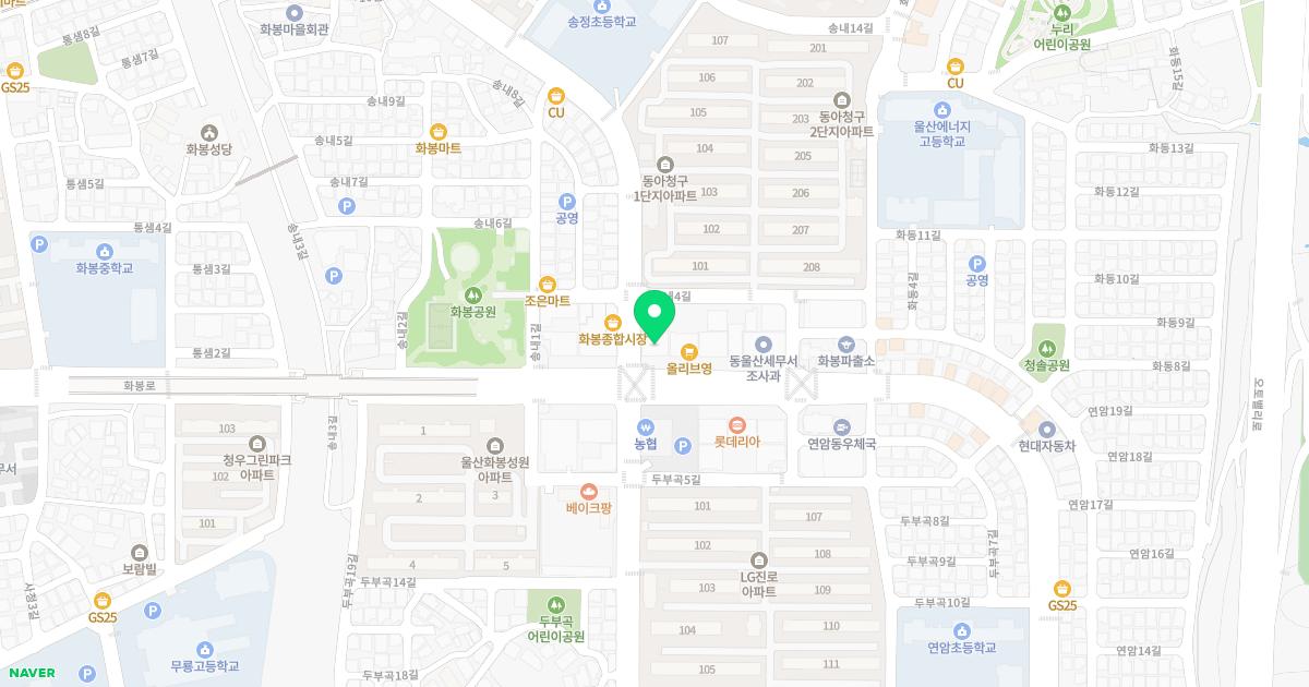 밝은미소한의원 위치