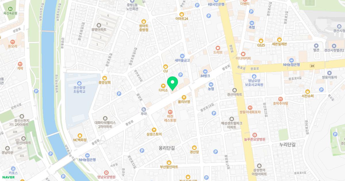 바른몸한의원 위치