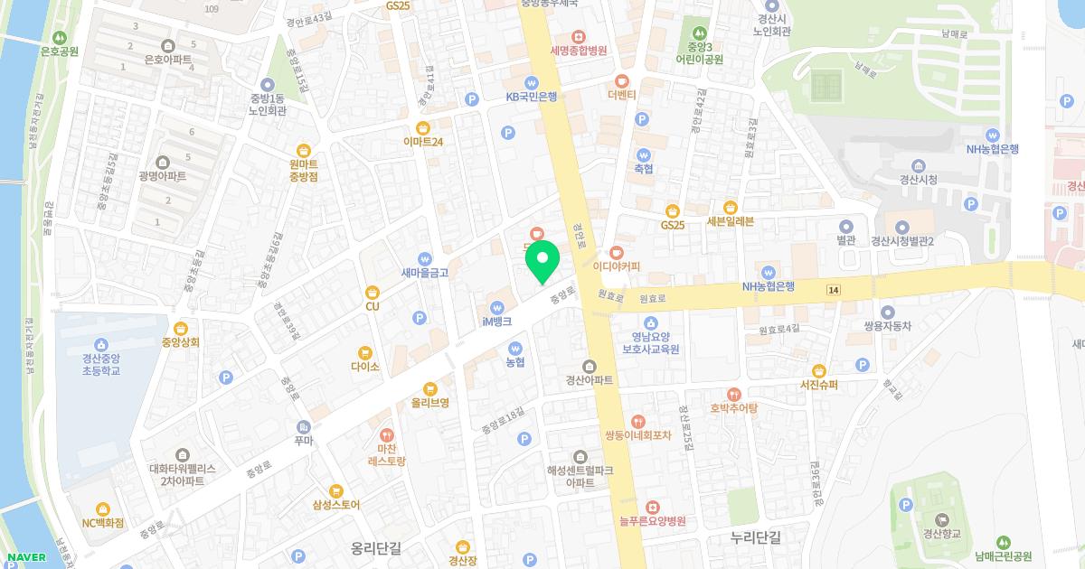 바른척척한의원 위치