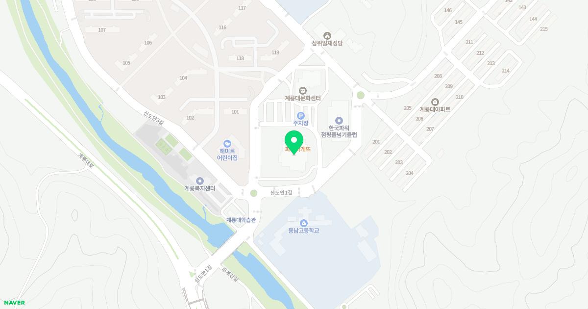 계룡산한의원 위치