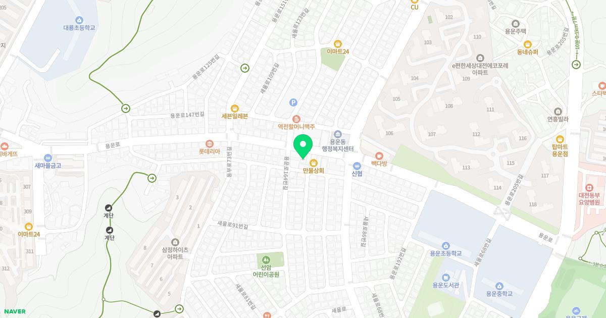 웅진한의원 위치