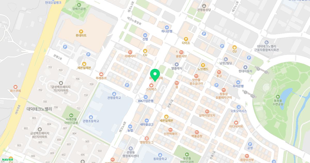 테크노도담한의원 위치