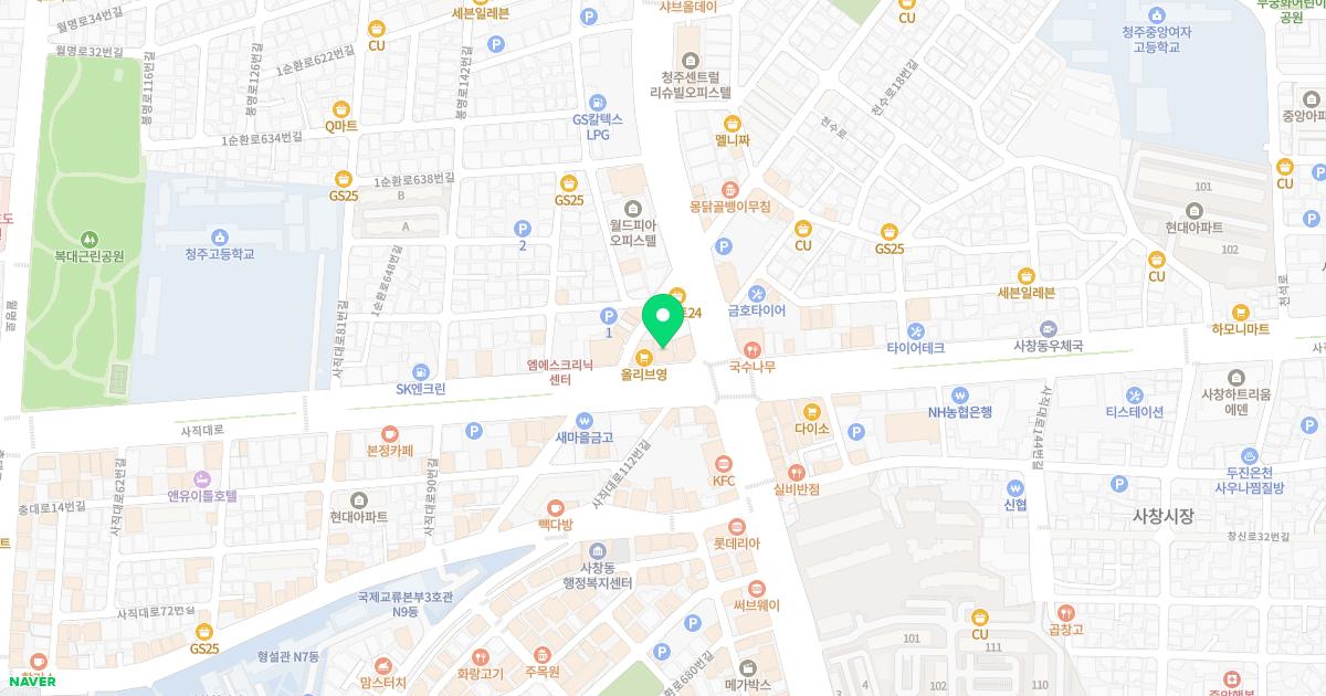 청주민한의원 위치