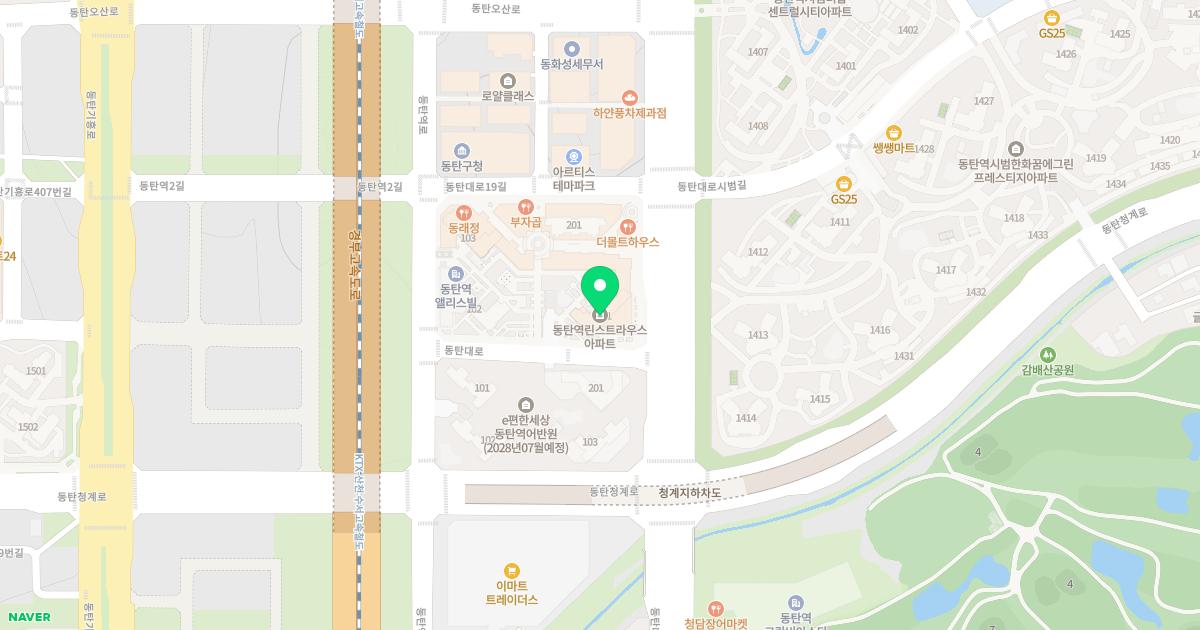 동탄더행복한의원 위치