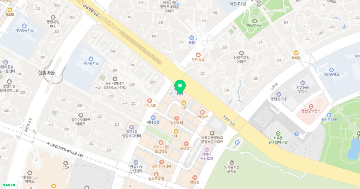 맑은숲한의원 위치
