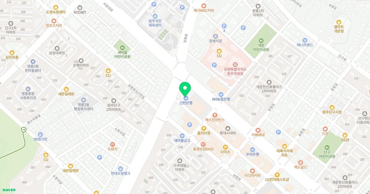 원주가온한의원 위치