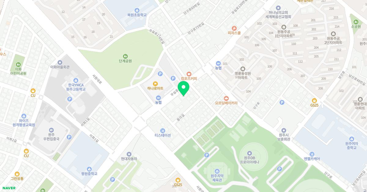 원주약선당한의원 위치