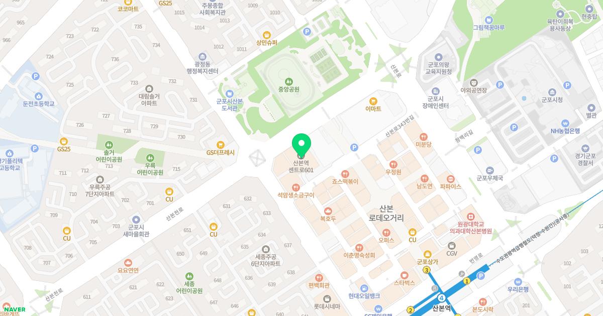 몸앤장한의원 위치