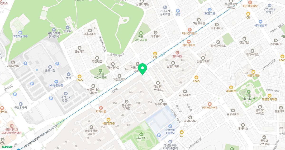 맑은몸 한의원 위치