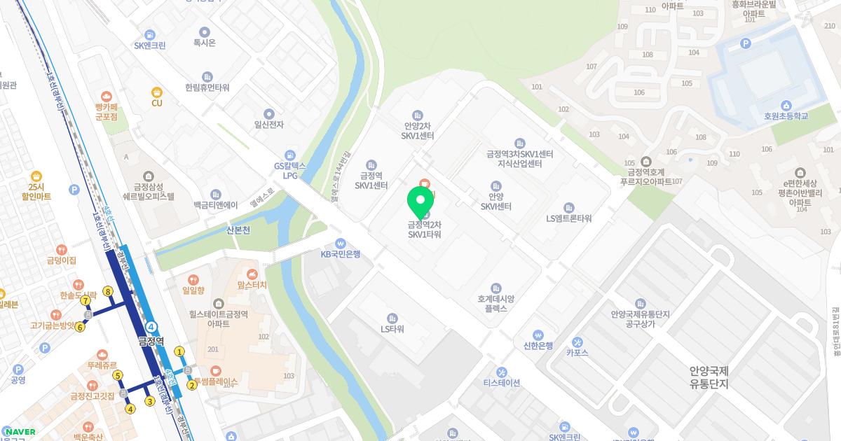 금정라인한의원 위치