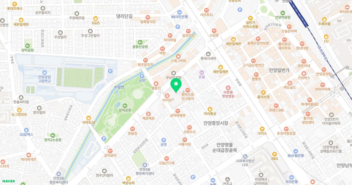 행복한마을의료복지사회적협동조합 행복한마을한의원 위치