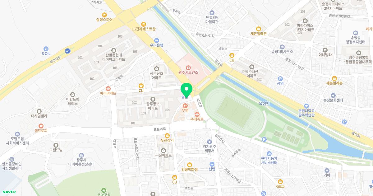 톡바른경희한의원 위치
