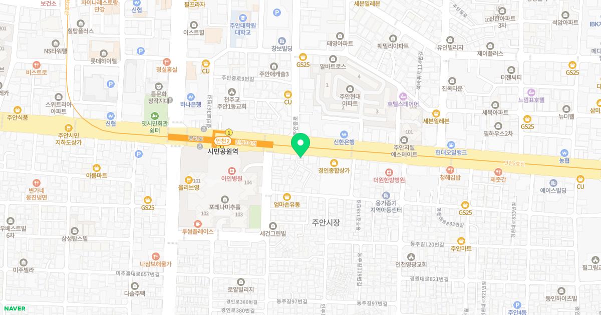 홍한의원 위치