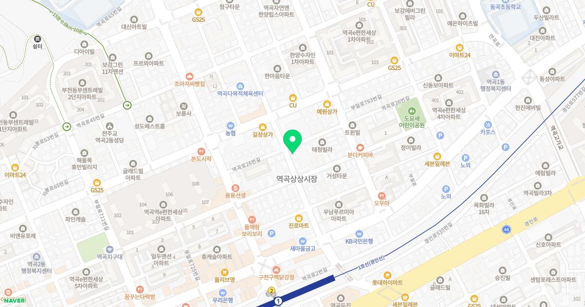 역곡휘문한의원 위치
