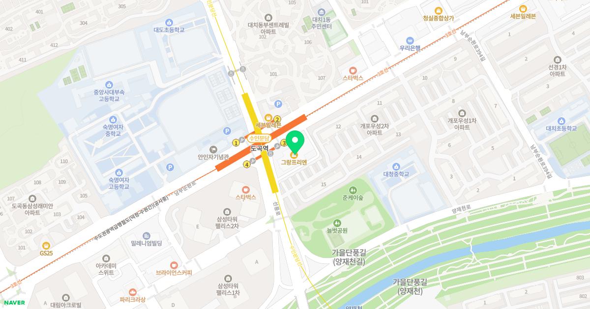 더쉼한방신경정신과한의원 위치