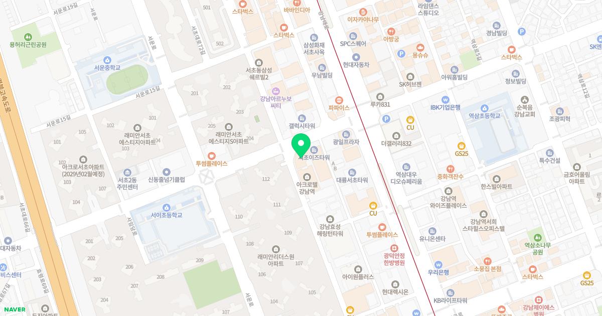 씨앤씨한의원 위치