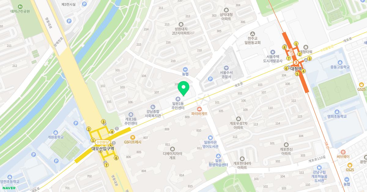 맞춤한의원 위치