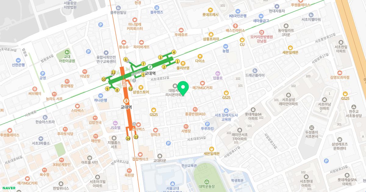 아픔제로한의원 위치
