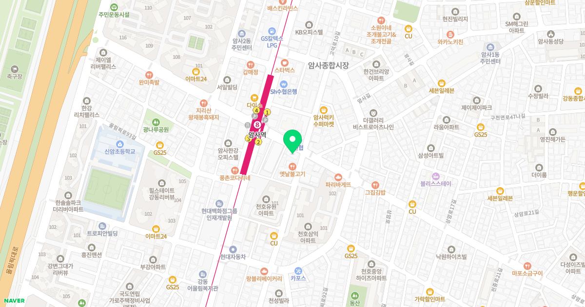 사랑의한의원 위치