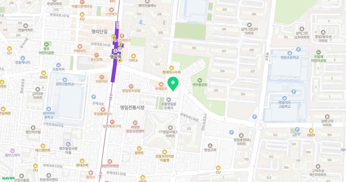 참사랑경희한의원 위치
