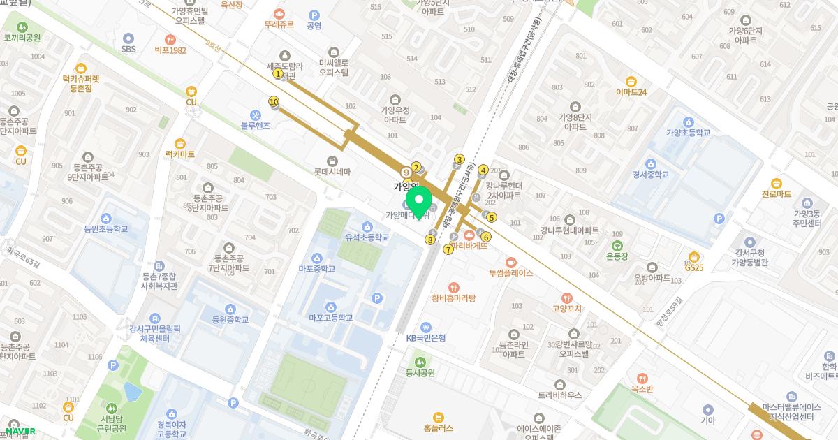 가양베스트한의원 위치