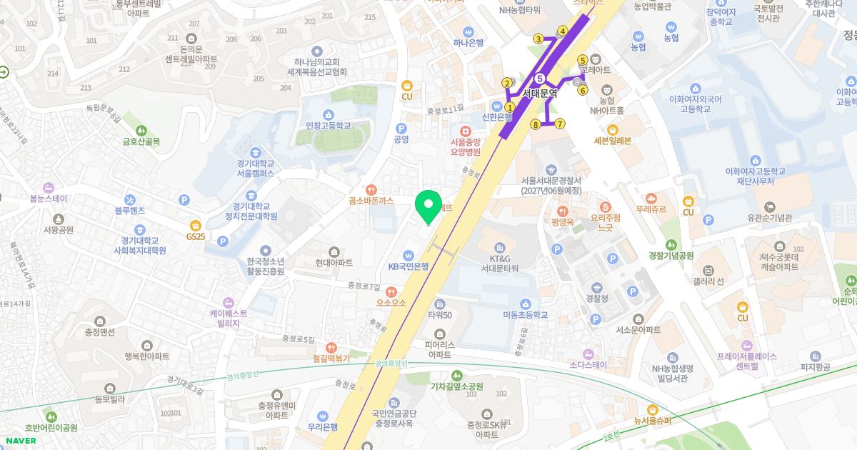 밝은눈한의원 위치