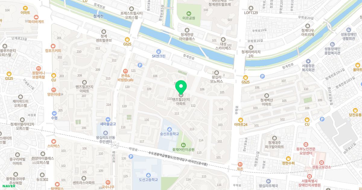 텐즈경희한의원 위치