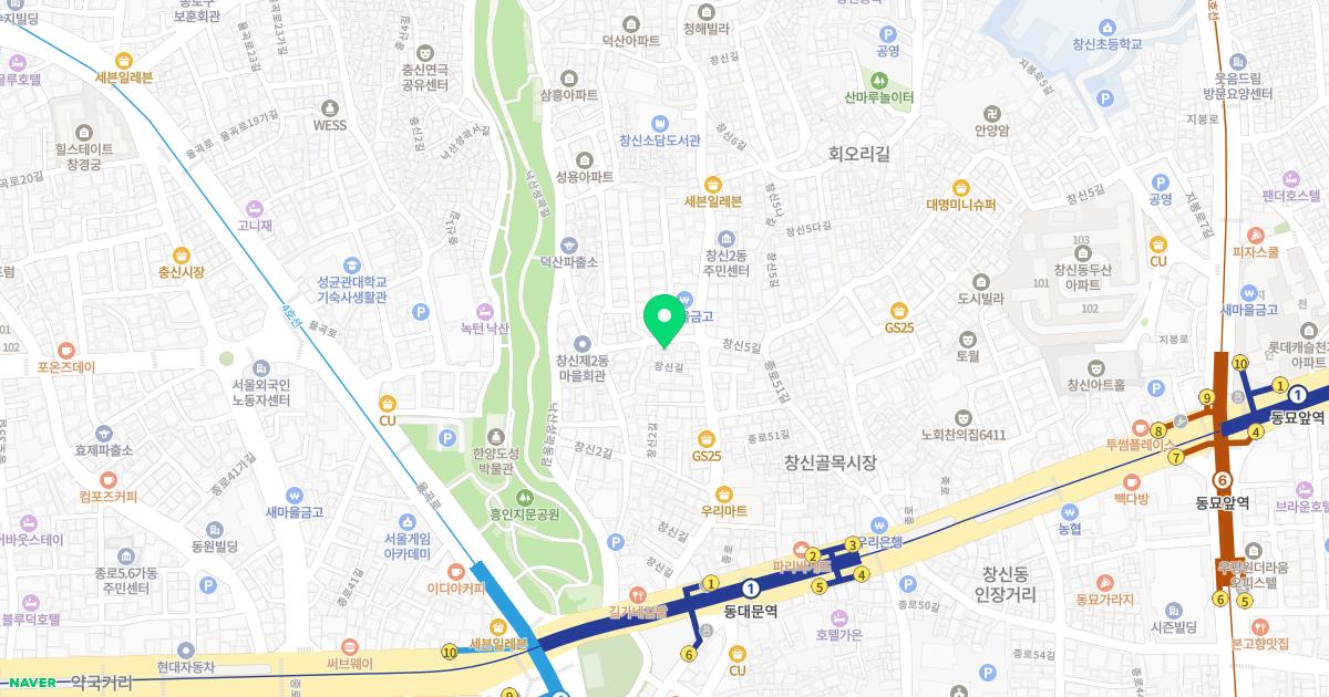 들꽃한의원 위치