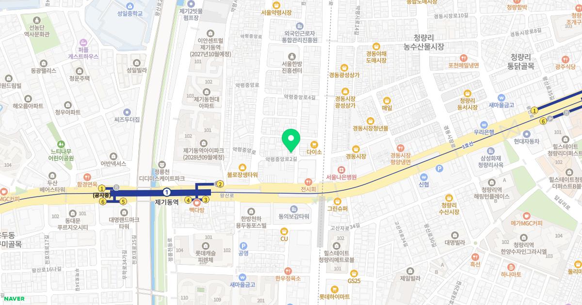 백봉한의원 위치