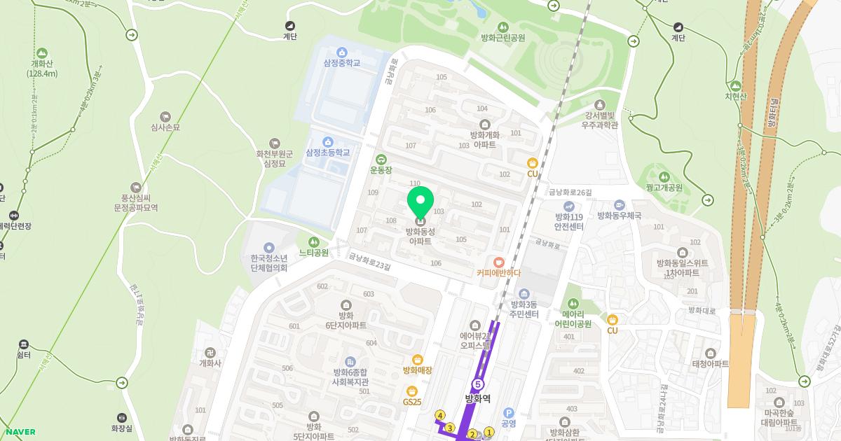 치유의잎한의원 위치