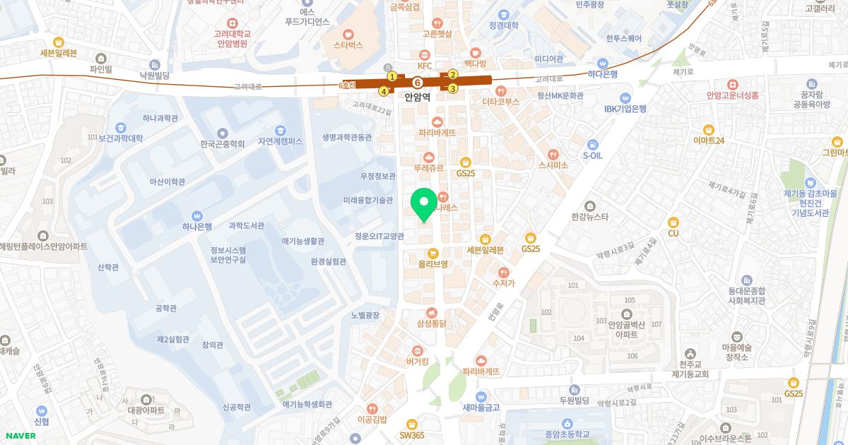 안암부부한의원 위치