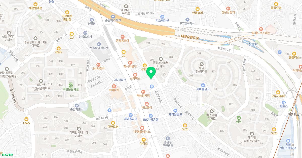 우솔한의원 위치