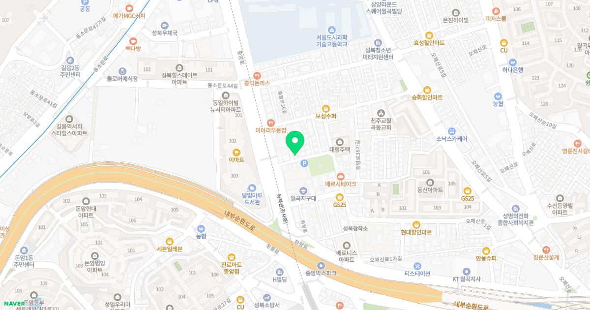월곡소담한의원 위치