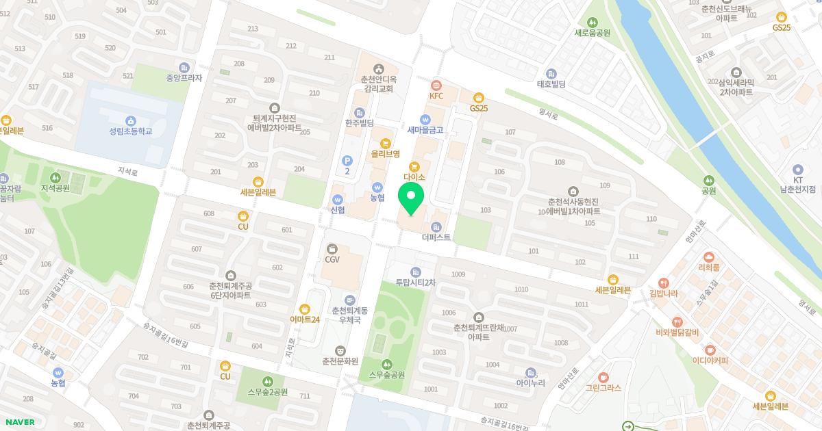 미가람부부한의원 위치